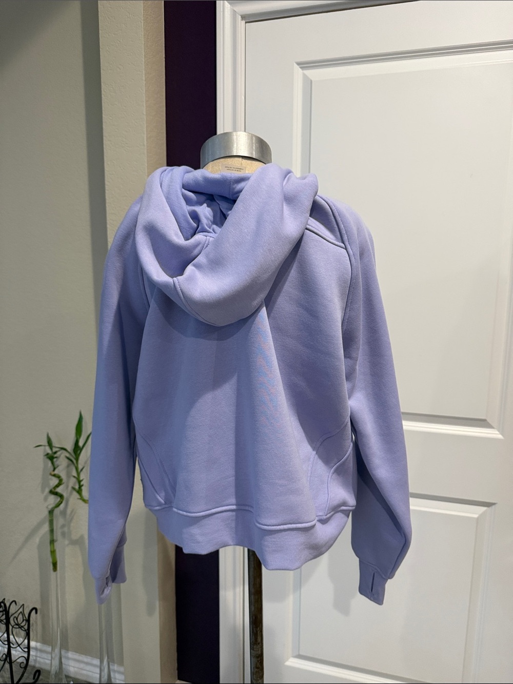 Danskin Lavender Half-Zip Hooded Pullover - Picture 2 of 3